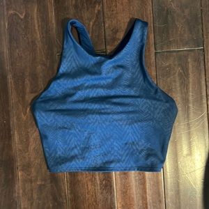 Athleta blue sports bra top